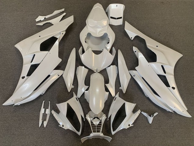 Mejores Carenados Moto Yamaha R6 2006-2007 - Blanco Perla