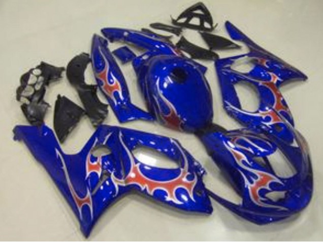 Mejores Carenados Moto Yamaha YZF600R Thundercat 1996-2007 - Azul Rojo