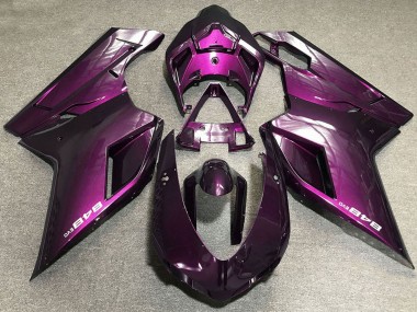 Mejores Carenados Moto Ducati 848 2007-2014 - Púrpura