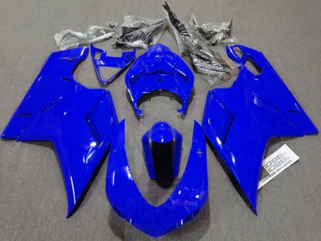Mejores Carenados Moto Ducati 1098 2007-2014 - Azul Brillante Plain