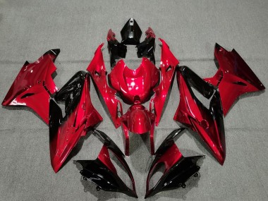 Mejores Carenados Moto BMW S1000RR 2009-2014 - Rojo Negro Brillante