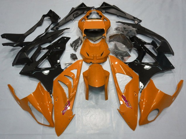 Mejores Carenados Moto BMW S1000RR 2015-2016 - Naranja Negro Brillante
