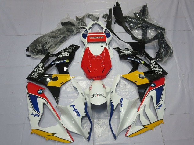 Mejores Carenados Moto BMW S1000RR 2015-2016 - Blanco Rojo Azul Amarillo Negro HP