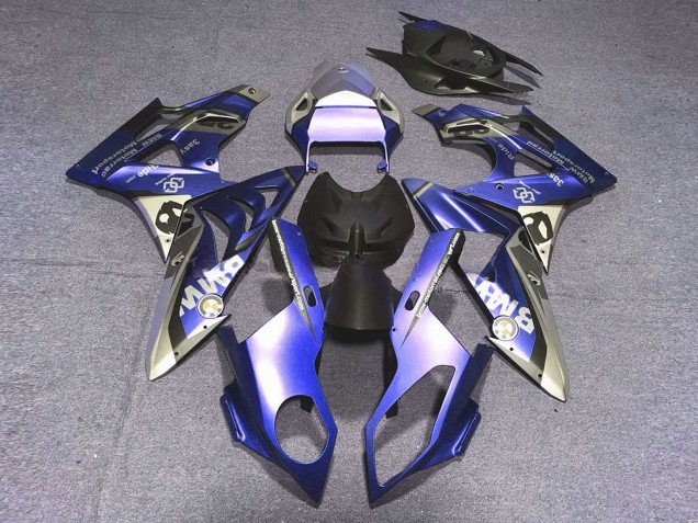 Mejores Carenados Moto BMW S1000RR 2017-2018 - Plata Azul Negro