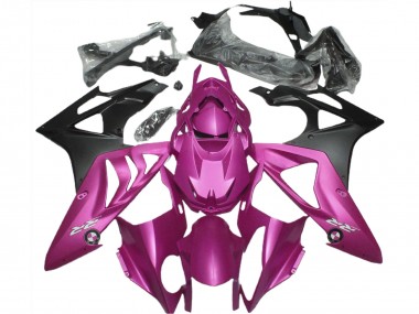 Mejores Carenados Moto BMW S1000RR 2009-2014 - Hot Rosa Negro Mate