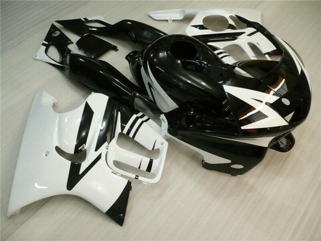 Mejores Carenados Moto Honda CBR600 F3 1995-1996 - Blanco Negro Brillante