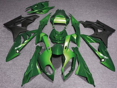 Mejores Carenados Moto BMW S1000RR 2009-2014 - Verde Negro Mate