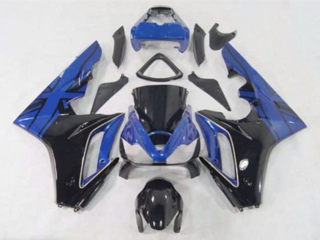 Mejores Carenados Moto Triumph Daytona 675 2006-2008 - Azul Negro Brillante