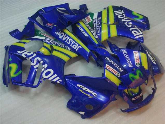 Mejores Carenados Moto Honda CBR600 F3 1995-1996 - Azul Verde Amarillo MoviStar Rojo Castrol