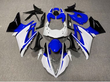 Mejores Carenados Moto Triumph Daytona 675 2013-2016 - Blanco Azul Negro Brillante