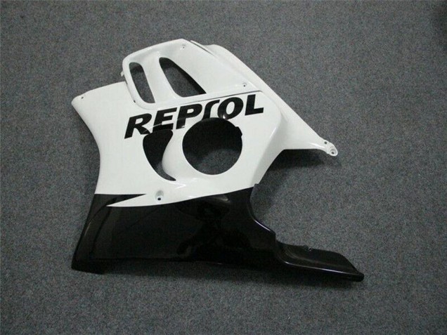 Mejores Carenados Moto Honda CBR600 F3 1997-1998 - Blanco Negro Brillante Repsol