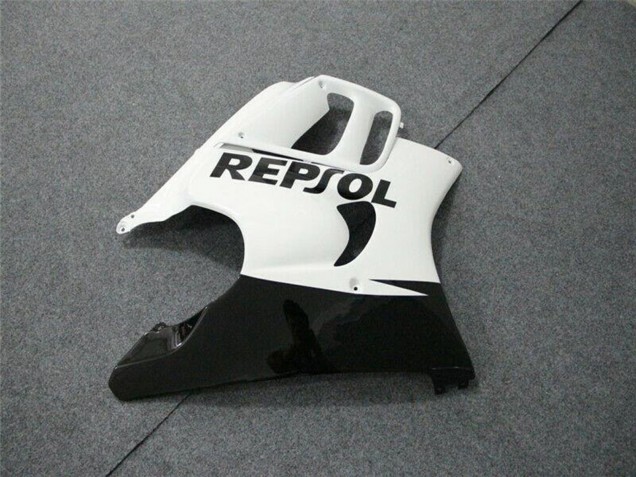 Mejores Carenados Moto Honda CBR600 F3 1997-1998 - Blanco Negro Brillante Repsol