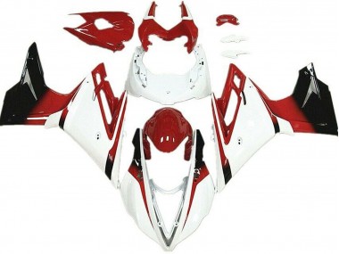 Mejores Carenados Moto Triumph Daytona 675 2013-2016 - Blanco Rojo Negro Brillante