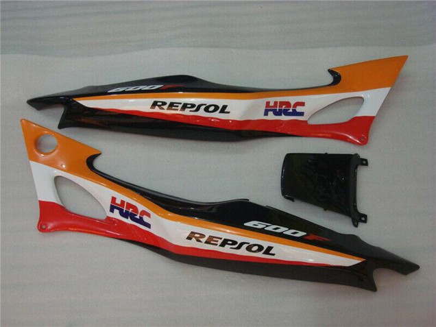 Mejores Carenados Moto Honda CBR600 F3 1995-1996 - Naranja Blanco Rojo Negro Brillante Repsol