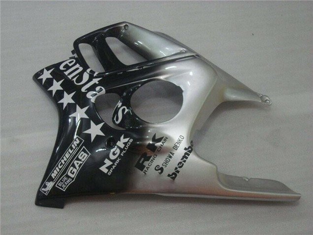 Mejores Carenados Moto Honda CBR600 F3 1995-1996 - Plata Negro Brillante SevenStars