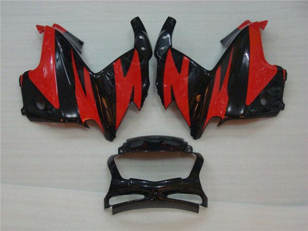 Mejores Carenado Moto Honda CBR600 F3 1995-1996 - Rojo Negro Brillante