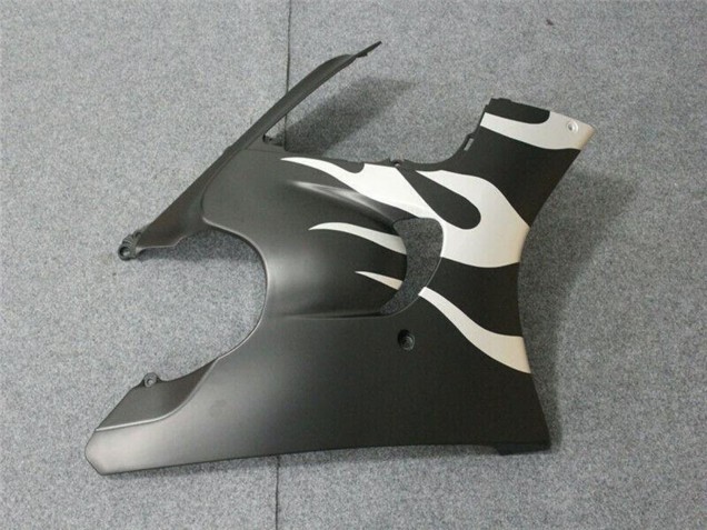 Mejores Carenados Moto Honda CBR600 F3 1995-1996 - Blanco Negro Mate Llama