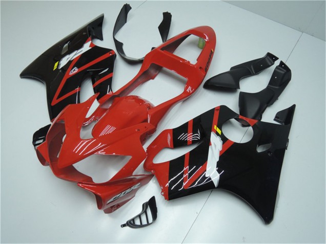 Mejores Carenado Moto Honda CBR600 F4i 2001-2003 - Rojo Negro Brillante
