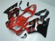 Mejores Carenado Moto Honda CBR600 F4i 2001-2003 - Rojo Negro Brillante