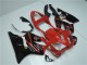 Mejores Carenado Moto Honda CBR600 F4i 2001-2003 - Rojo Negro Brillante