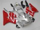 Mejores Kits Carenados Moto Honda CBR600 F4i 2001-2003 - Plata Rojo
