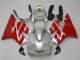 Mejores Kits Carenados Moto Honda CBR600 F4i 2001-2003 - Plata Rojo