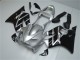 Mejores Carenado Moto Honda CBR600 F4i 2001-2003 - Plata Negro Brillante