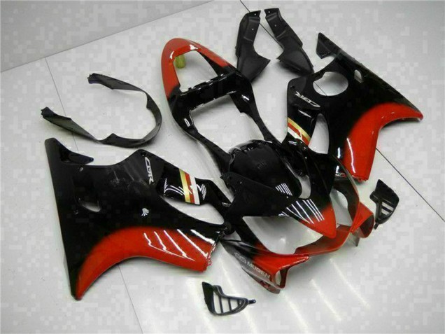 Mejores Kits Carenado Moto Honda CBR600 F4i 2001-2003 - Rojo Negro Brillante