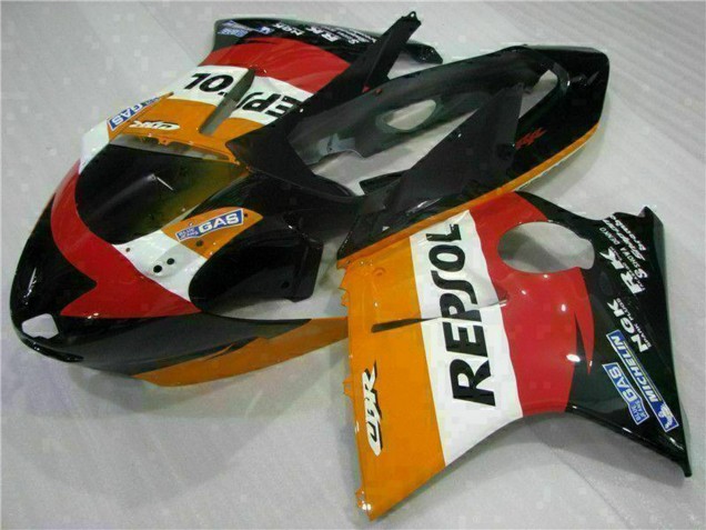Mejores Carenado Moto Honda CBR1100XX Blackbird 1996-2007 - Naranja Blanco Rojo Negro Brillante Repsol