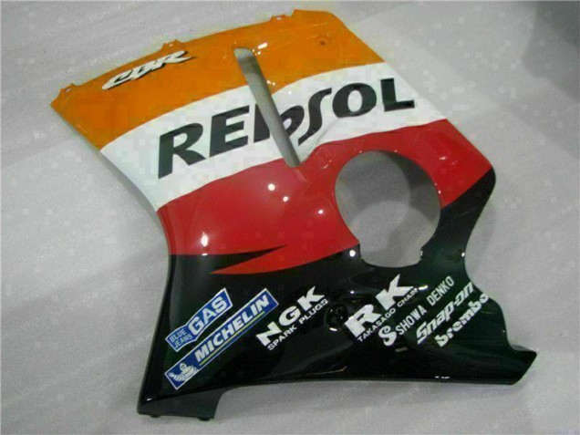 Mejores Carenado Moto Honda CBR1100XX Blackbird 1996-2007 - Naranja Blanco Rojo Negro Brillante Repsol