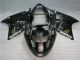 Mejores Carenados Moto Honda CBR1100XX Blackbird 1996-2007 - Negro Brillante Plata Llama
