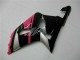 Mejores Carenados Moto Suzuki GSXR 600/750 2001-2003 - Rosa Plata Negro Brillante