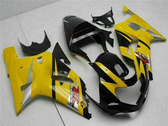 Mejores Carenados Moto Suzuki GSXR 600/750 2001-2003 - Amarillo Negro