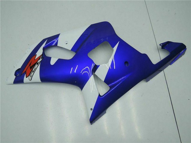 Mejores Carenados Moto Suzuki GSXR 600/750 2001-2003 - Blanco Azul Negro