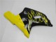 Mejores Carenados Moto Suzuki GSXR 600/750 2001-2003 - Negro Brillante Amarillo Llama