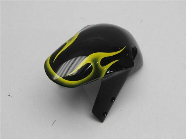 Mejores Carenados Moto Suzuki GSXR 600/750 2001-2003 - Negro Brillante Amarillo Llama