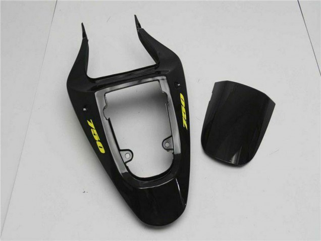 Mejores Carenados Moto Suzuki GSXR 600/750 2001-2003 - Negro Brillante Amarillo Llama