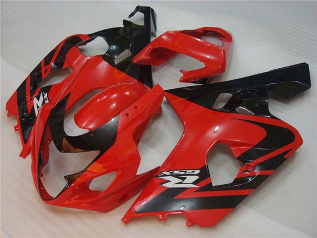 Mejores Carenados Moto Suzuki GSXR 600/750 2004-2005 - Rojo Negro