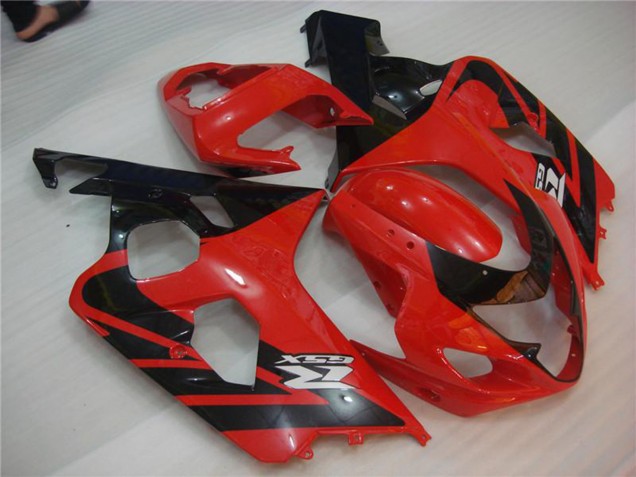 Mejores Carenados Moto Suzuki GSXR 600/750 2004-2005 - Rojo Negro