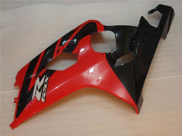 Mejores Carenados Moto Suzuki GSXR 600/750 2004-2005 - Rojo Negro