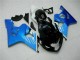 Mejores Carenados Moto Suzuki GSXR 600/750 2004-2005 - Blanco Azul Negro