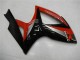 Mejores Carenados Moto Suzuki GSXR 600/750 2006-2007 - Rojo Negro Brillante