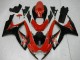 Mejores Carenados Moto Suzuki GSXR 600/750 2006-2007 - Rojo Negro Brillante