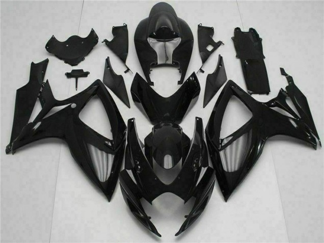 Mejores Kits Carenado Moto Suzuki GSXR 600/750 2006-2007 - Negro Brillante