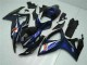 Mejores Carenados Moto Suzuki GSXR 600/750 2006-2007 - Negro Brillante Azul