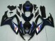 Mejores Carenados Moto Suzuki GSXR 600/750 2006-2007 - Negro Brillante Azul
