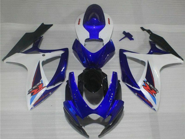 Mejores Carenados Moto Suzuki GSXR 600/750 2006-2007 - Blanco Azul Negro Rojo
