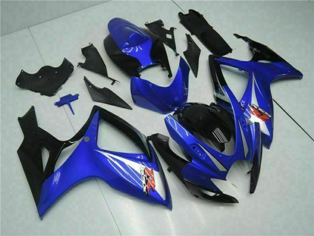 Mejores Carenados Moto Suzuki GSXR 600/750 2006-2007 - Azul Blanco Negro Brillante Rojo