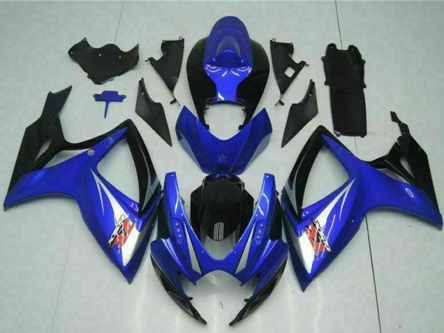 Mejores Carenados Moto Suzuki GSXR 600/750 2006-2007 - Azul Blanco Negro Brillante Rojo