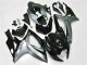 Mejores Carenados Moto Suzuki GSXR 600/750 2006-2007 - Plata Negro Brillante